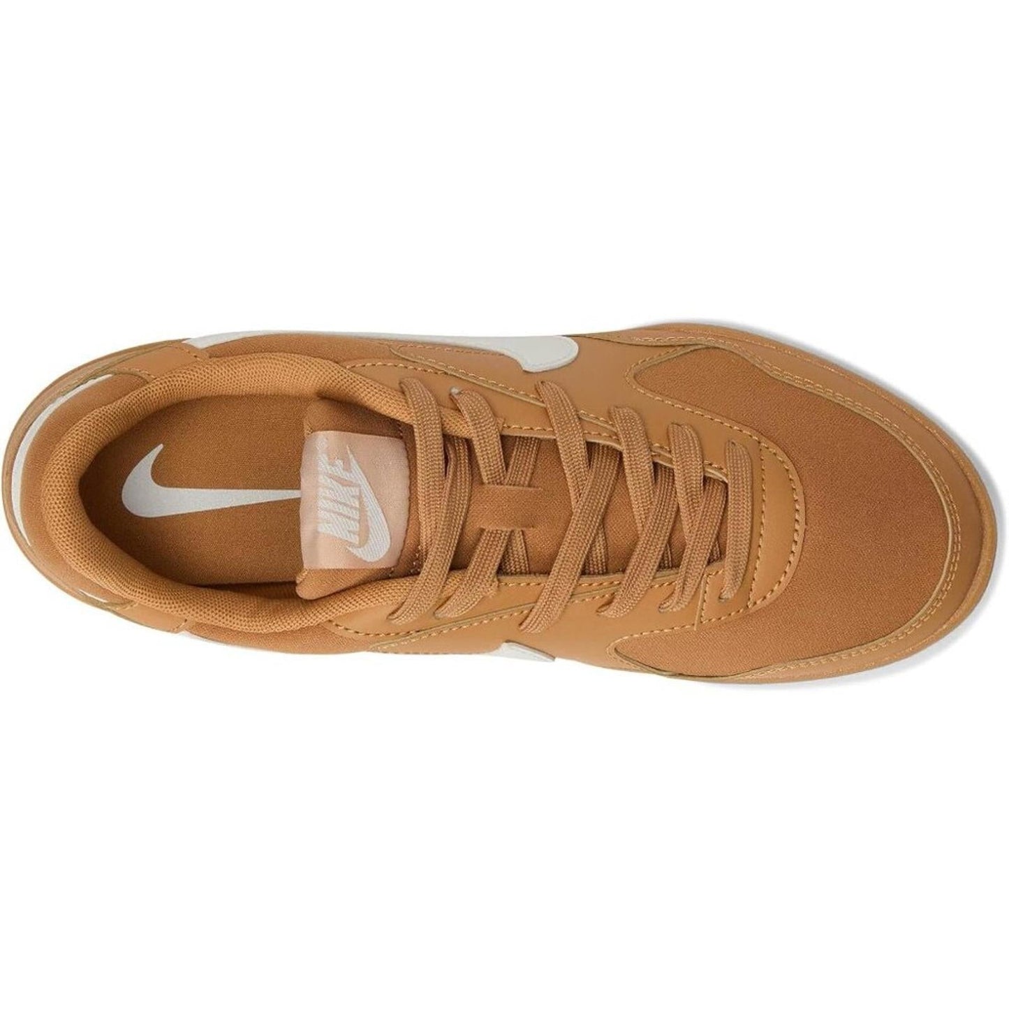 Terra Manta Flax Sail Gum Light Brown Lace Up Sneakers