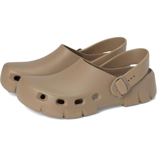 Birki Flow Grey Taupe Eva Clogs
