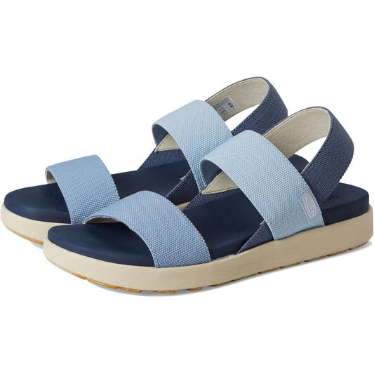 Elle Faded Denim Skyway Backstrap Sandals