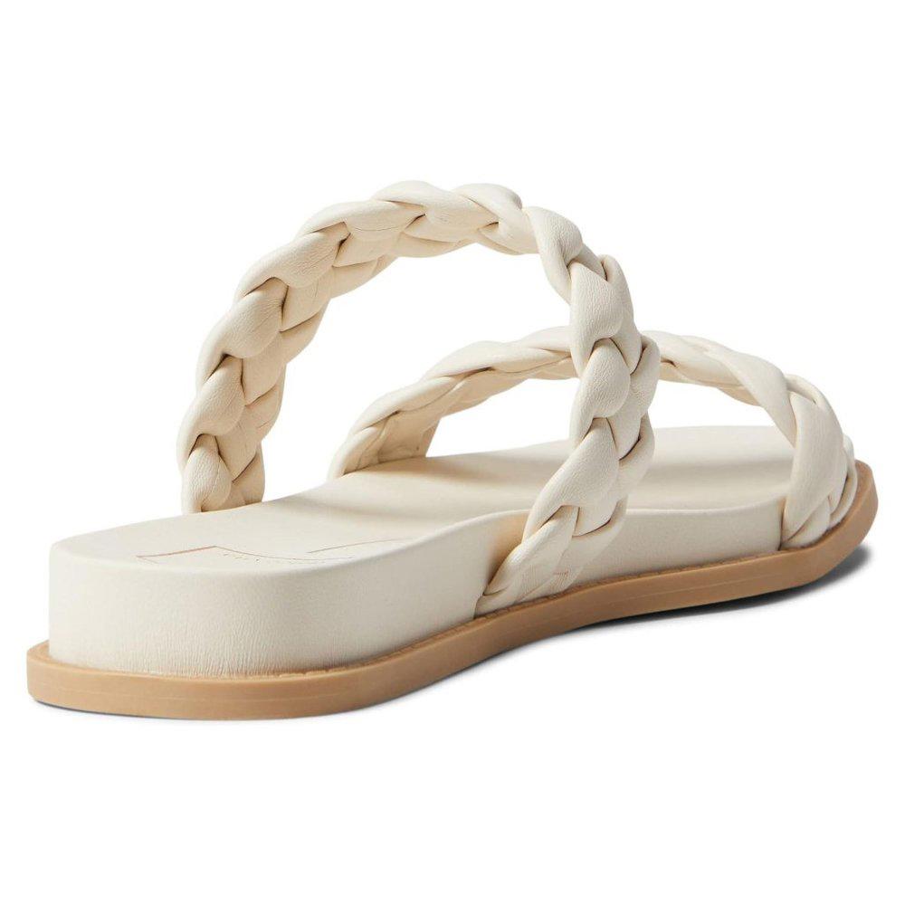 Glade Ivory Braided Flat Sandals