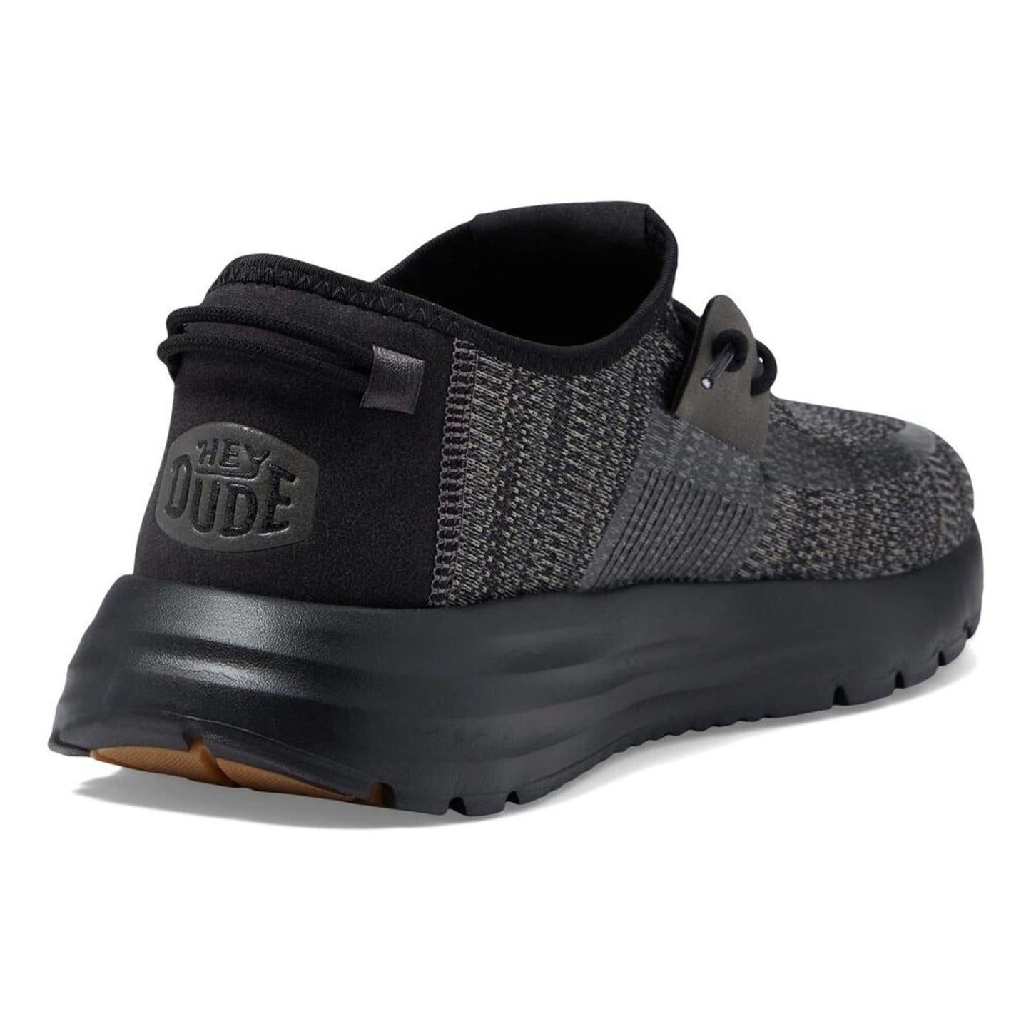 Sirocco Black Night Lace Up Casual Shoes