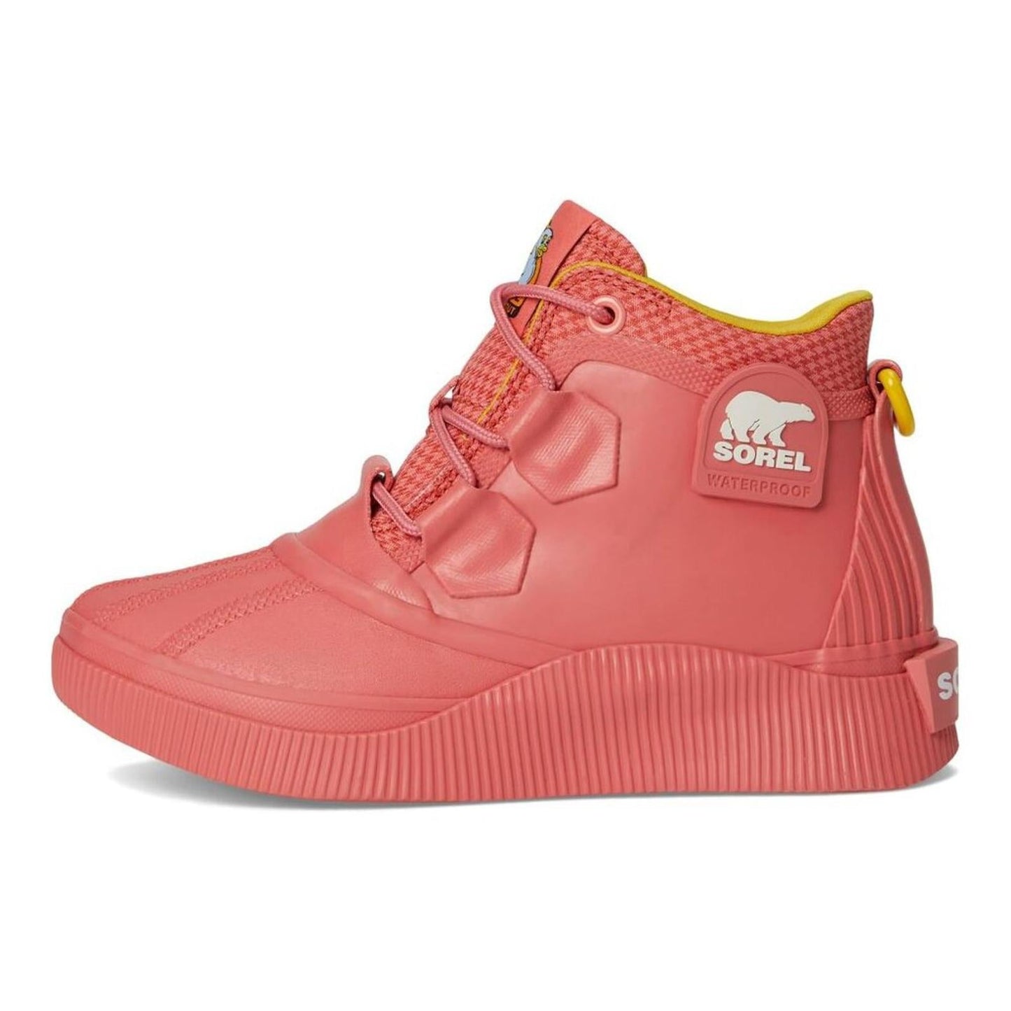 Out N About Coral Blossom IV Splashy Lace Up Boots