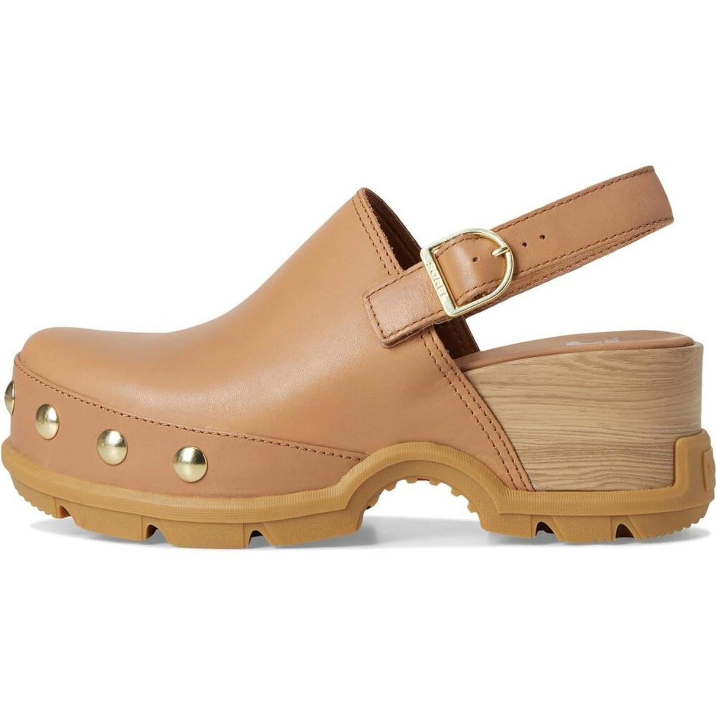 Roam’N Tawny Buff Leather Clogs