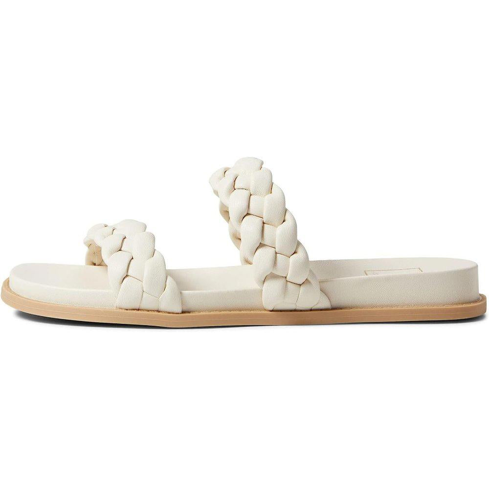 Glade Ivory Braided Flat Sandals