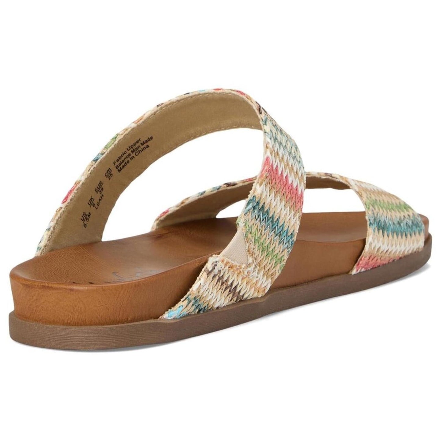 Leah Multi Faux Raffia Sandals