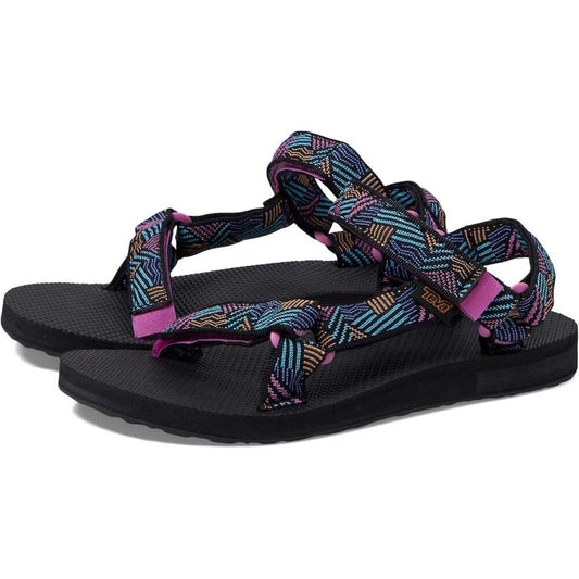 Original Universal Borderless Black Strap Sandals