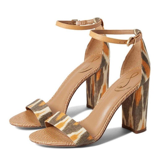Yaro Grey Multi Heeled Sandals