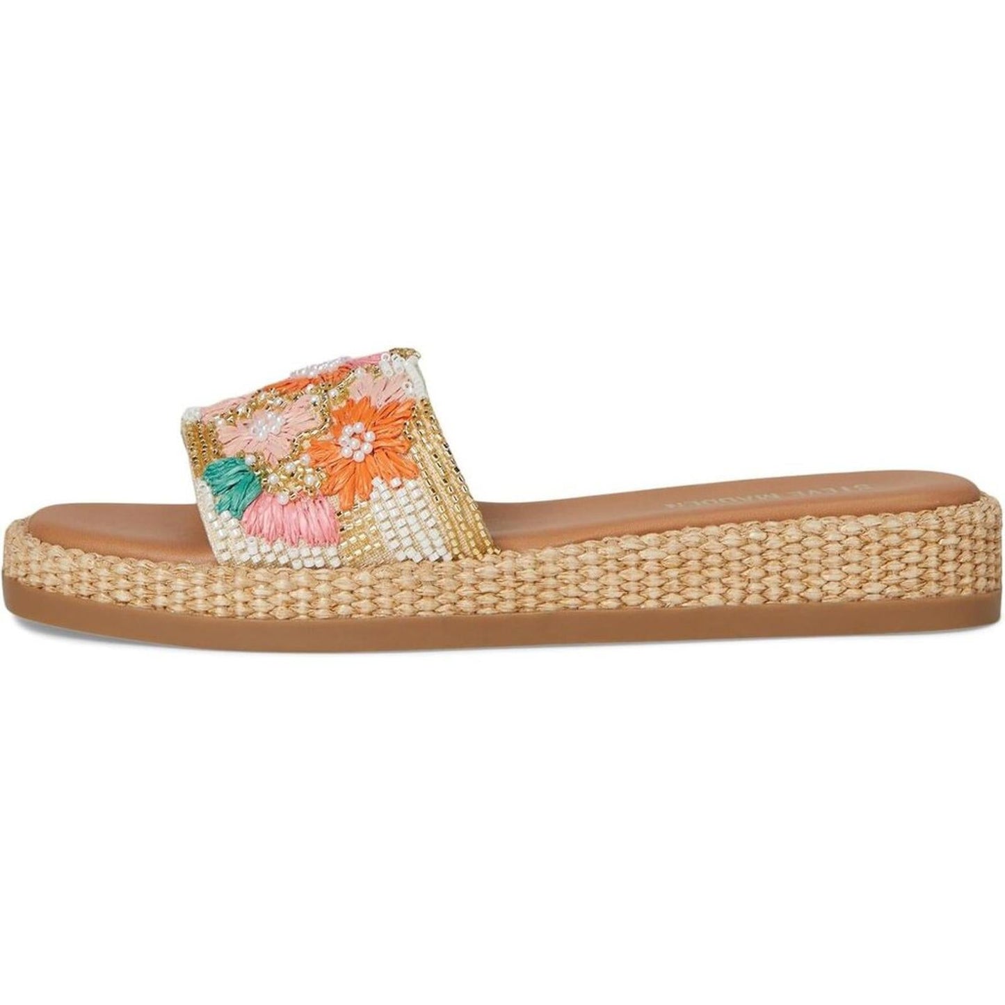Steve Madden Shoes Boardwalk Floral Multi Slide Sandals