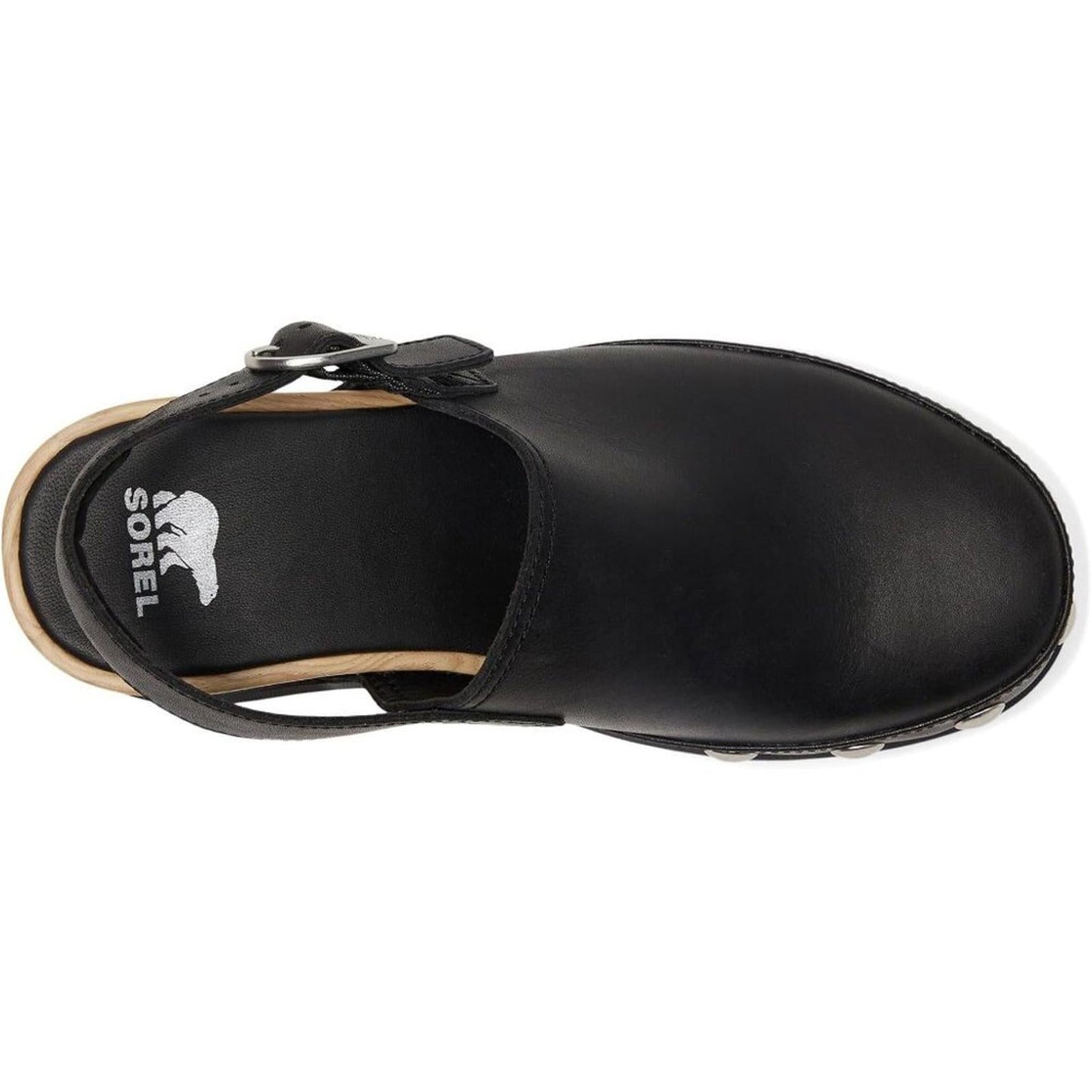Roam’N Black Leather Clog Shoes