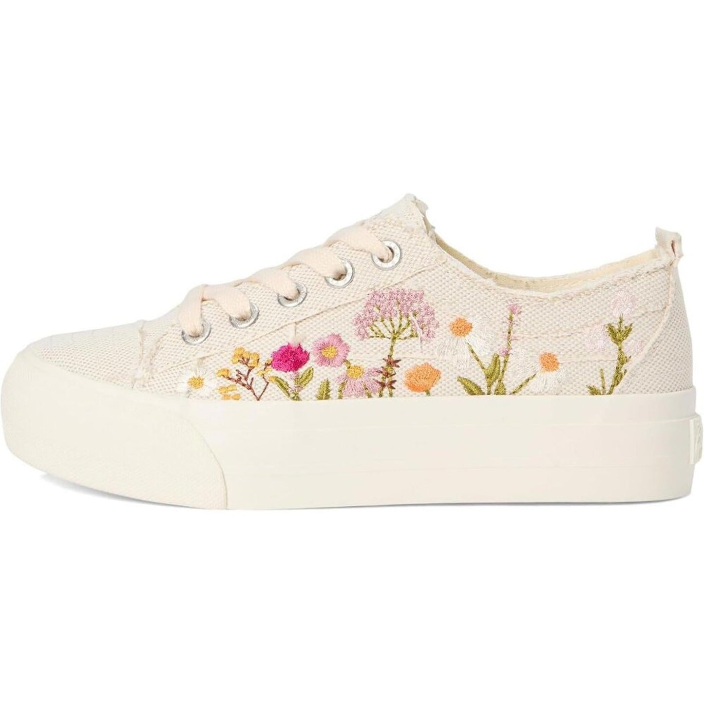 Sadie Sun Cream Floral Embroidered Sneakers