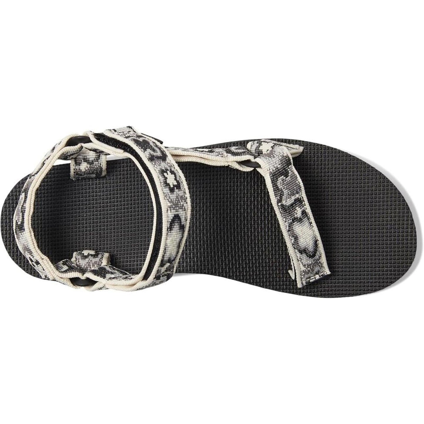 Midform Universal Neon Floral Black Strap Sandals