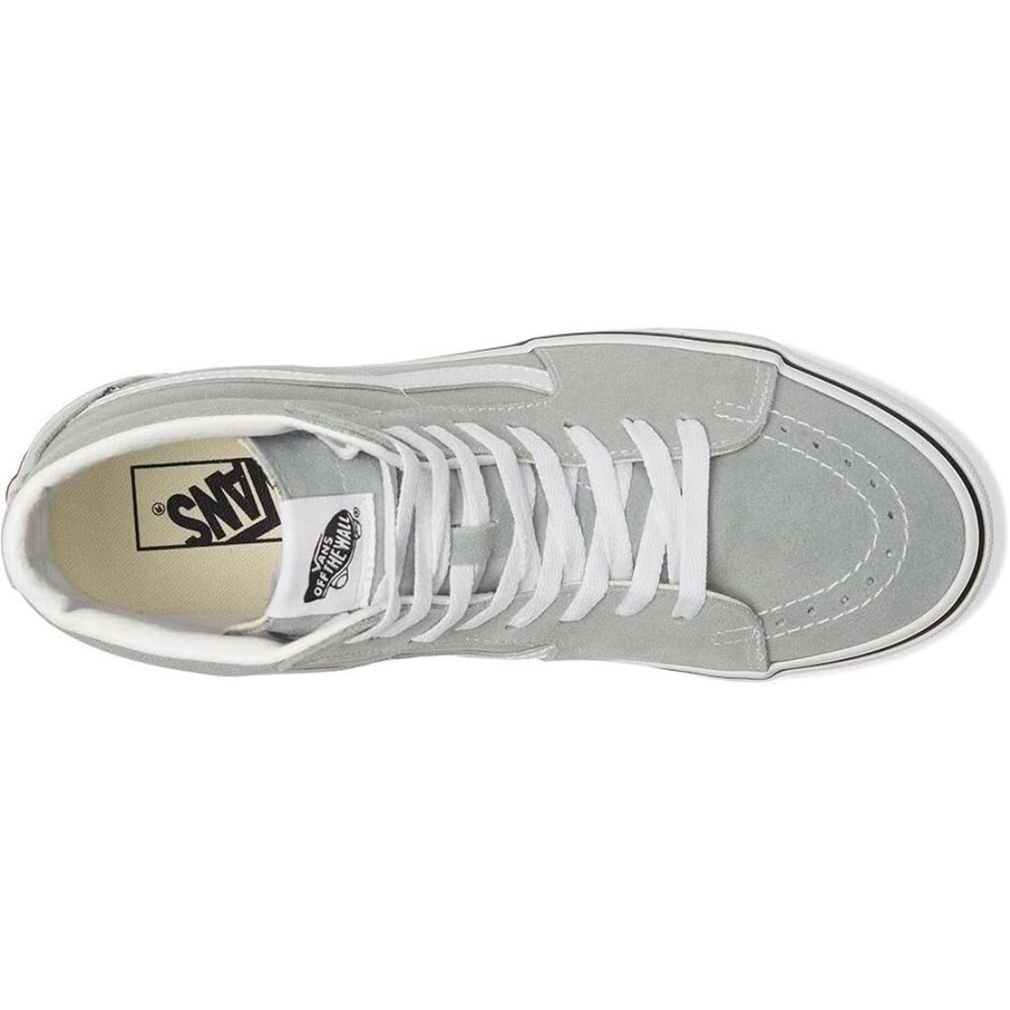 Sk8-Hi Color Theory Pure Grey Lace Up Sneakers