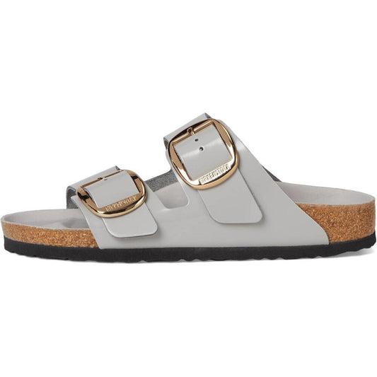 Arizona Stone Coin Big Buckle High Shine Sandals