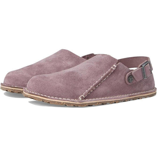 Lutry 365 Faded Purple Suede Clogs
