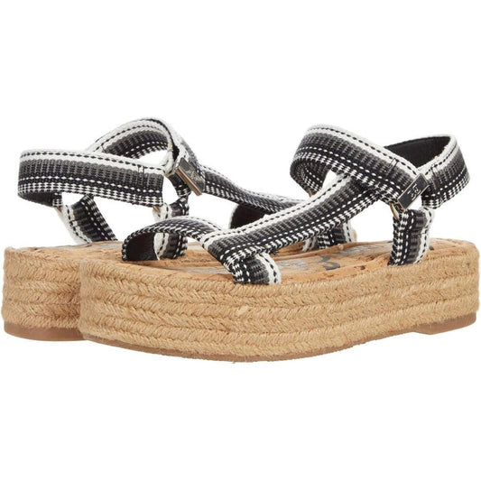 Artica Black Multi Woven Sandals