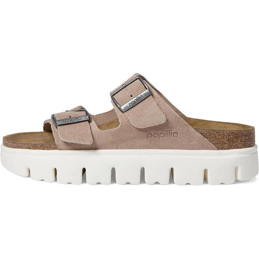 Papillio Arizona Warm Sand Suede Chunky Platform Sandals